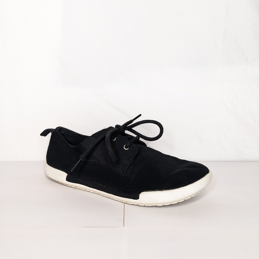 Merrell womens select cush black and white sneakers